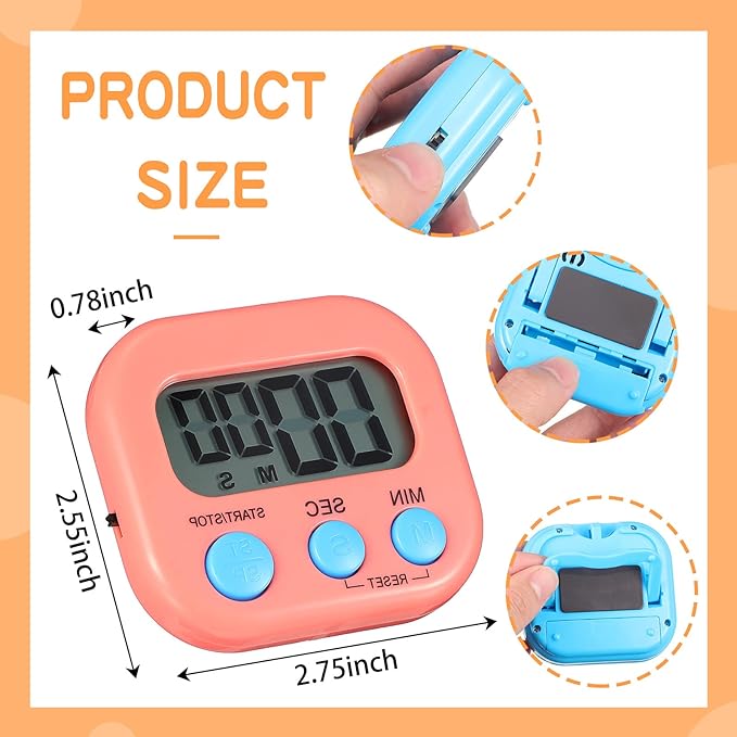 Flutesan 16 Pack Digital Classroom Timers - Image 2