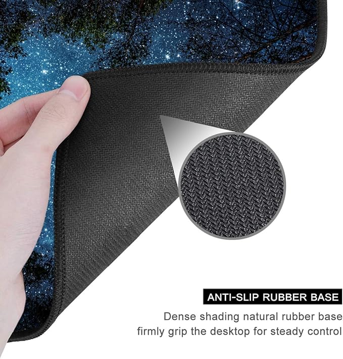 Auhoahsil Mouse Pad, 12 x 10 in Nature Theme Computer Mouse Pad - Image 5