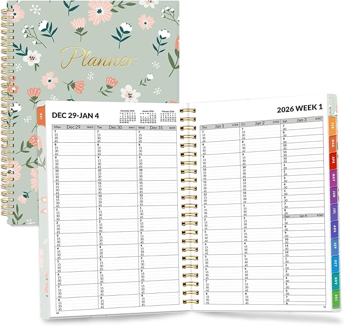 SUNEE 2026 Appointment Book, Quarter-Hourly, Weekly & Monthly by SUNEE