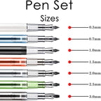 GC QUILL Calligraphy Set Fountain Pens 7 Different Size Nibs and 36 Assorted - Image 5