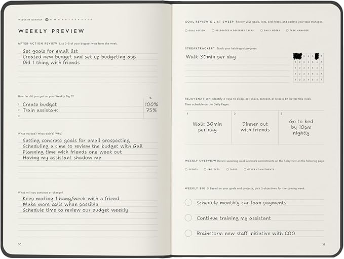 Full Focus Gray Linen Planner by Michael Hyatt - Image 4