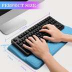 Computer Keyboard Stand with Wrist Rest, Ergonomic Tilted Keyboard Holder - Image 6