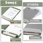 Sooez Clipboard with Storage, High Capacity Nursing Clip Board 8.5 x 11 with - Image 3