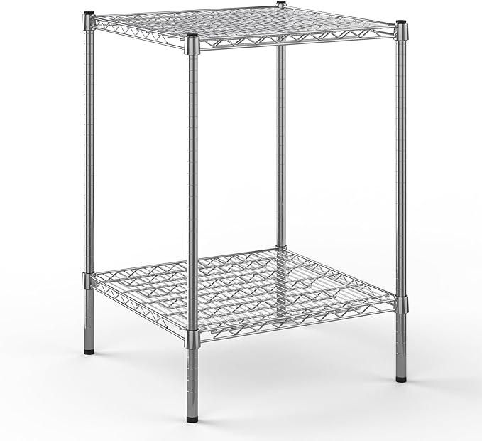 Regal Altair 24" Deep x 24" Wide x 34" Height Wire Shelving Kit | 2-Tier | NSF by Regal+Altair