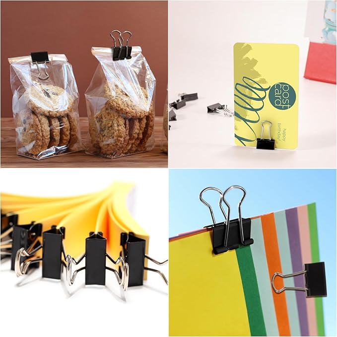Ufmarine Mini Binder Clips, Small Paper Clips - Image 2