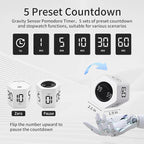 Productivity Timer Flip Gravity Sensor Cube Timer Countdown & Countup, Mute & - Image 2