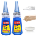 401 Glue 2Pcs Fast Drying Liquid Glue High Strength Liquid Adhesive by Unknown