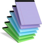 Legal Pads 8.5 x 11 In, Colored Legal Pads, 6 Pack Note Pads 8.5 x 11 Writing by Aidunmis