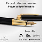 Ellington Pens Luxury Fountain Pen Set- Smooth Medium Nib- Includes 3 Ink - Image 2