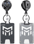 MNGARISTA Retractable Badge Holder, Heavy Duty Badge Reel Keychain by MNGARISTA