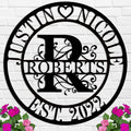 Wedding Gifts for Couples 2024 Last Name Signs for Home Personalized Metal by HRZSIGNFC