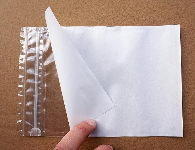 Premium 6.7'' x 10'' Resealable Adhesive Shipping Label/documents Pouches - Image 5