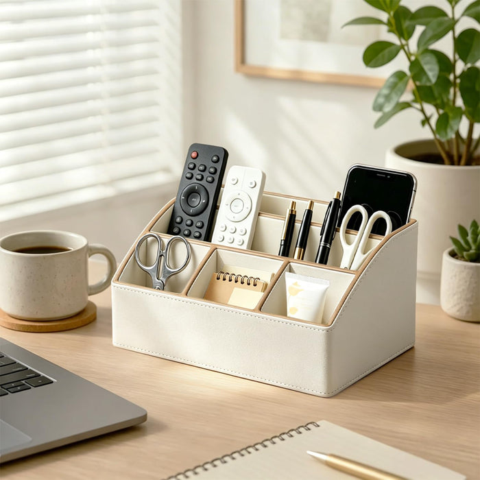 TV Remote Control Holder,Mail Organizer Countertop,Office Supplies Storage