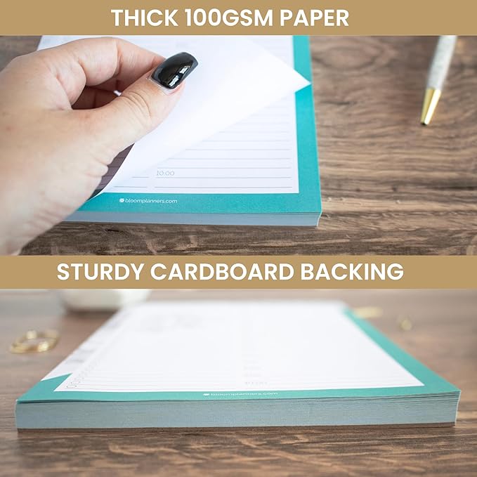 bloom daily planners Undated Daily Timed to-Do List Pad - Image 4