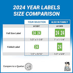 MINI 2024 Year Stickers, Doctor Stuff 2024 Chart Stickers, Light Green Color - Image 5