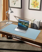 Non-Slip Desk mat, PULeather Desk Pad Protector, Office Desk Mat, Large Mouse - Image 2