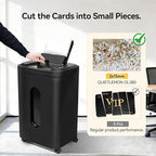 QUIETLEMON 250-Sheet Heavy Duty Paper Shredder Auto Feed, P-5 Security Level - Image 8
