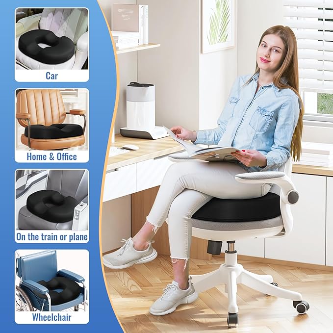 CloudBliss Donut Pillow Seat Cushion - Image 5