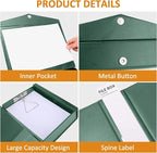 HUA JIE A4 Storage File Boxes Plastic Archives Cases - Image 4
