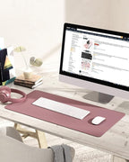 YSAGi Non-Slip Leather Desk Pad Blotter, Waterproof Laptop Computer Desk - Image 6