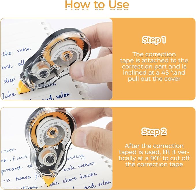 M&G 39.3 Feet Correction Tape, 12 Pack Correction Tape, Office Products - Image 5