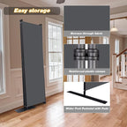 CHOSENM Wall Divider, 4 Panel Room dividers and Folding Privacy Screens - Image 4