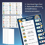 2PCS Magnetic Visual Chore Chart - Image 2