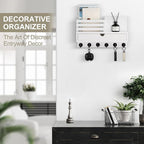 Lucundm Key Holder Wall Mount, Mail Holder - Image 4
