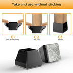 CHWM Square Chair Leg Protectors - Image 3
