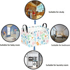 FUULOXE Storage Bin for Shelves Rectangle Closet Baskets Foldable Box - Image 7