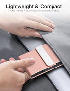 Padike Professional Business Card Holder PU Leather Business Card Case Name - Image 6