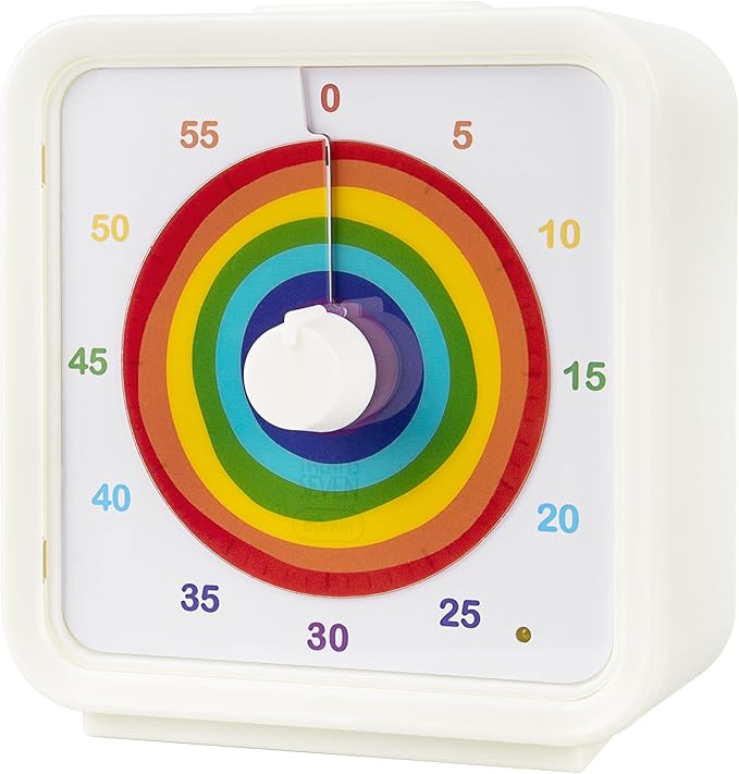 TWENTY5 SEVEN Countdown Timer, 60 Minute 1 Hour Silent Visual Timer, Magnetic by TWENTY5SEVEN