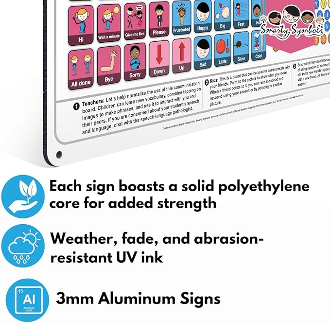 Weather-Proof Aluminum School Playground Communication Board - Image 4