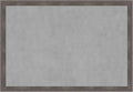 Amanti Art Grey Framed Magnetic Board 27x39 Large Vision Board by AmantiArt