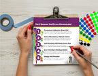 ChromaLabel 2 x 3 Inch Rectangle Labels, High Visibility Color Coded Label - Image 2