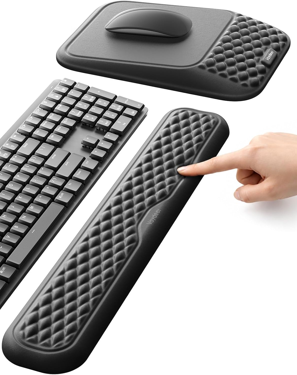Vaydeer Ergonomic Keyboard Wrist Rest and Mouse Pad with Wrist Rest Set