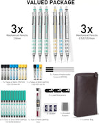 Nicpro Blocky Gear Metal Mechanical Pencil Set - Image 7