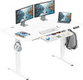 SHW 55 x 28 Inches Electric Height Adjustable Standing Desk by SHW