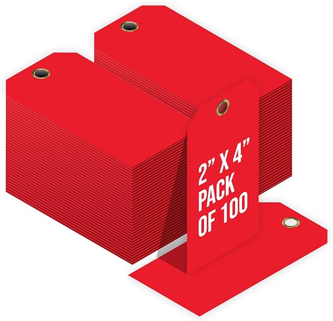 Tags 4 Less 15 Mil Waterproof Plastic Tags, Outdoor Tagging, Equipment Labeling - Image 2