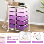 GOFLAME 10-Drawer Rolling Storage Cart, Art Craft Storage Organizer on Wheels - Image 6