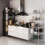 Regal Altair 24" Deep x 24" Wide x 64" Height Wire Shelving Kit | 5-Tier | NSF - Image 2