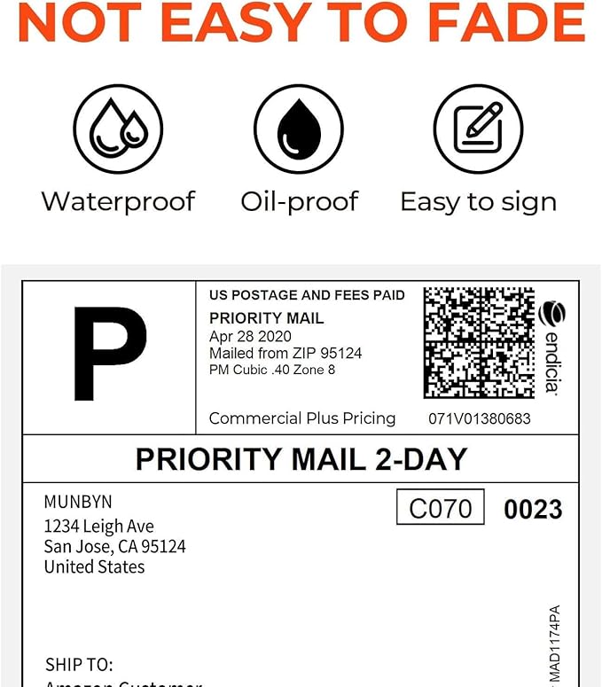 MUNBYN Thermal Direct Shipping Label - Image 2