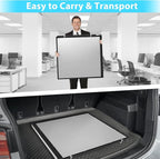 White Board Dry Erase 72x40, Large Magnetic Whiteboard Maxtek Dry Erase Boards - Image 7