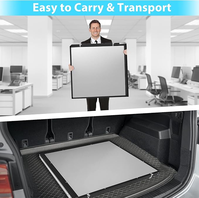 White Board Dry Erase 72x40, Large Magnetic Whiteboard Maxtek Dry Erase Boards - Image 7