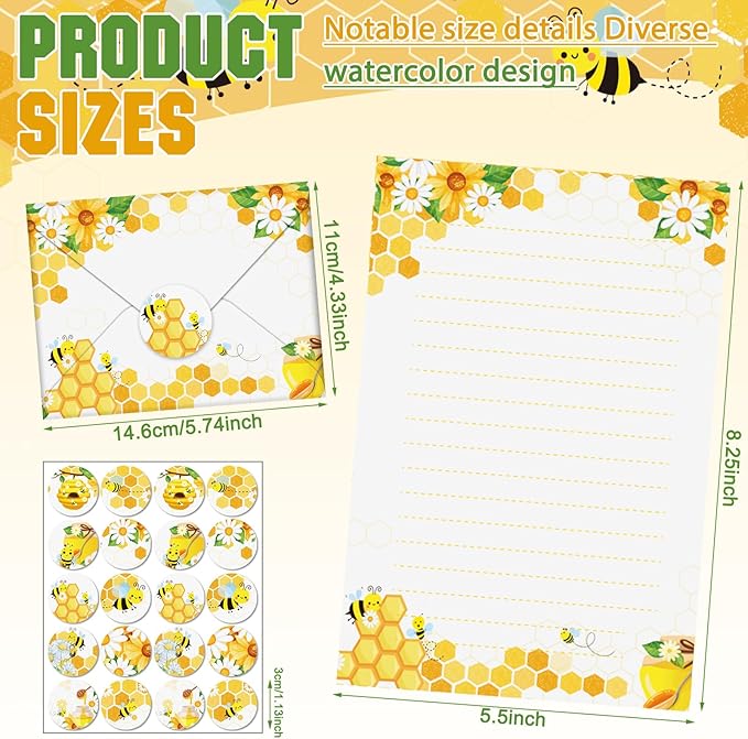 TaoBary 160 Pcs Stationery Paper Set 50 Double Sided Stationery Papers - Image 2