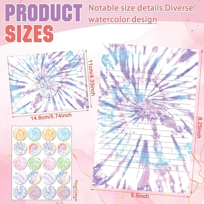 TaoBary 160 Pcs Stationery Paper Set 50 Double Sided Stationery Papers - Image 5