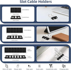 319pcs Cable Management Organizer Kit, Desk Cord Organizer, 98 Adhesive Cable - Image 2