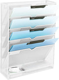 EASEPRES 6 Tier Mesh Hanging Wall File Organizer, Desk Vertical Mail Paper by EASEPRES