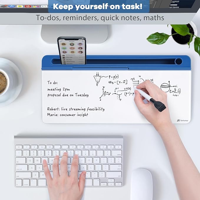 Varhomax Glass Desk Whiteboard - Image 2