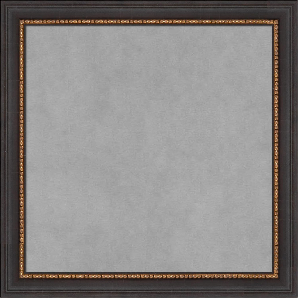 Amanti Art Black Framed Magnetic Board 19x19 Small Vision Board